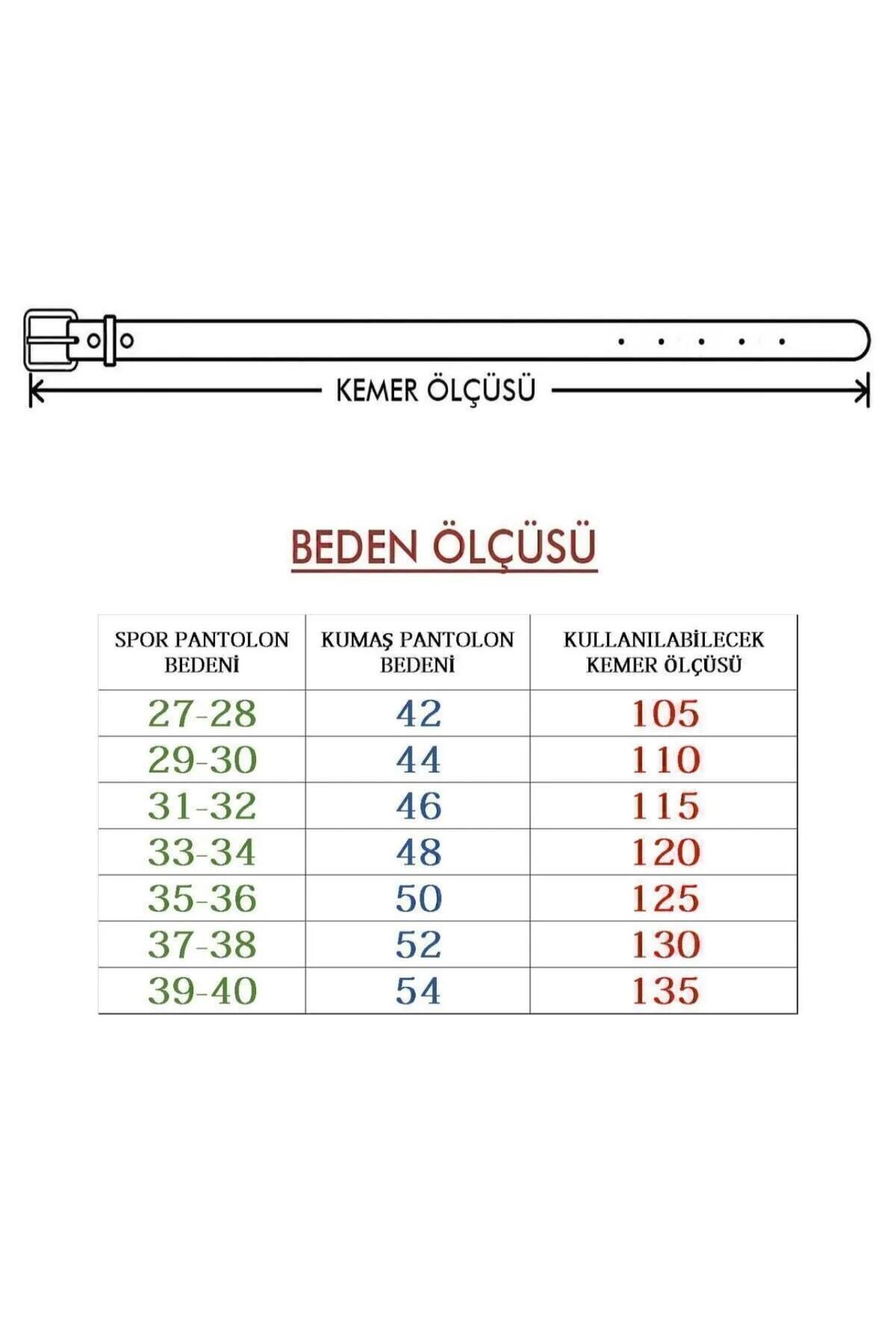 Bosskan  2li Siyah Ve Kahverengi Otomatik Tokalı Takım Elbıse Deliksiz Klasik Kemeri - Görsel 8