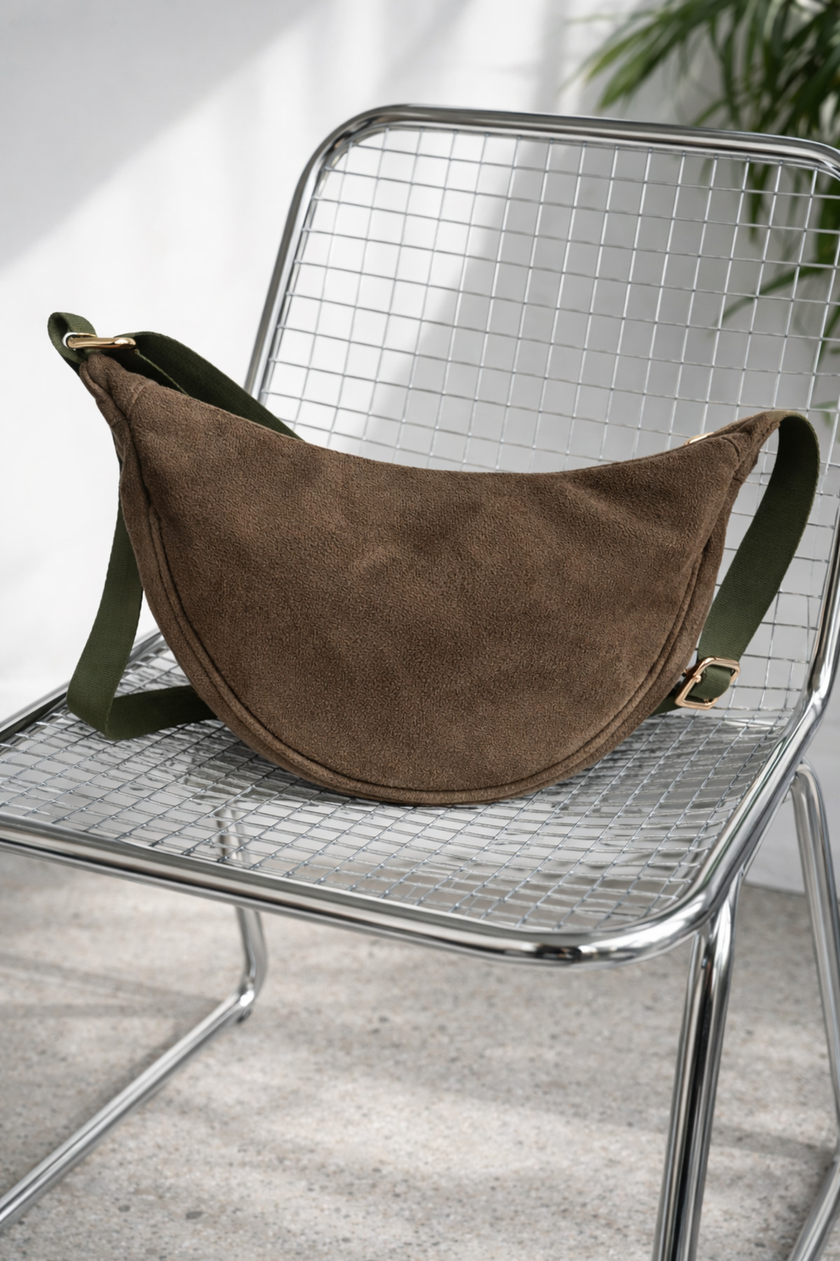 Wagna Süet Luna Bag Haki Çanta