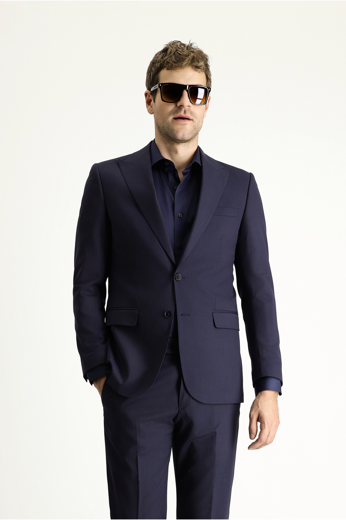 ست کت و شلوار مردانه راه راه فاق نرمال آستین استاندارد | کیگیلی Kiğılı KSSZ1U90CZ002 - تصویر 3
