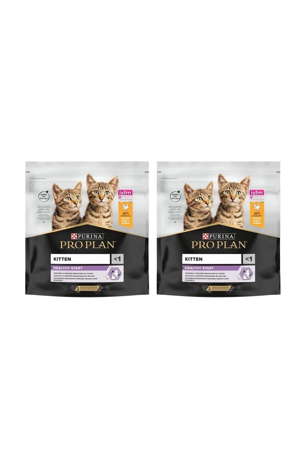 Pro Plan Kitten Tavuklu Yavru Kedi Kuru Maması 400 gr 2 Adet