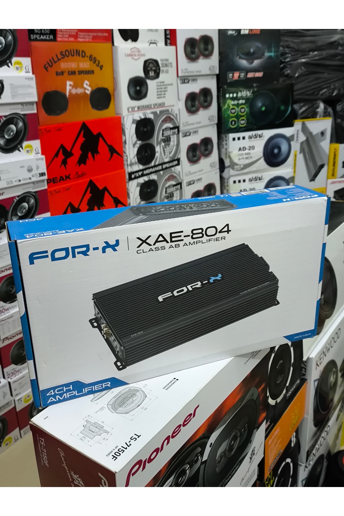 アマミa For-X XAE-804 AMFİ 4 Kanal Bass Kontrollü - Fiyatı, Yorumları