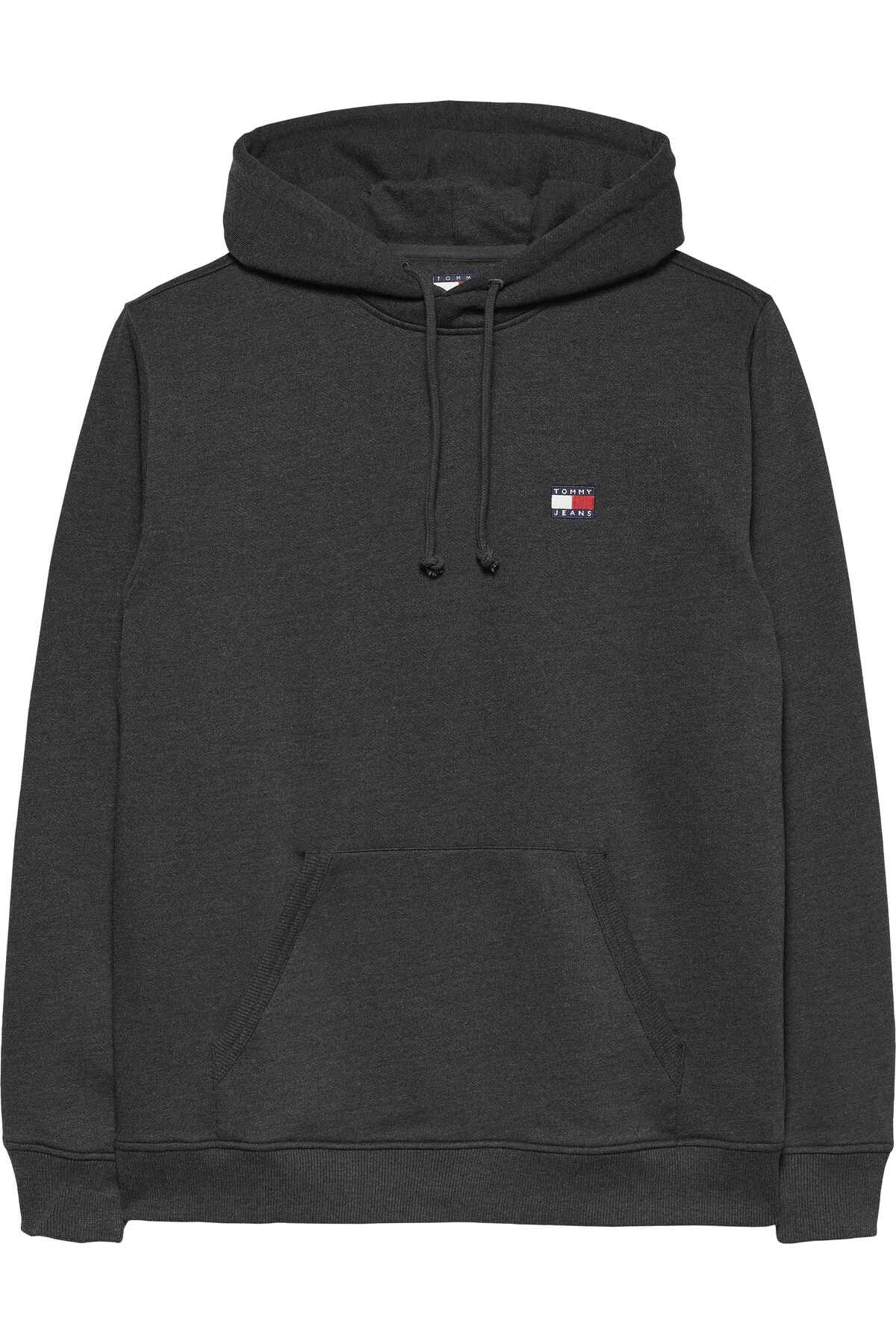 تامی هیلفیگر سویشرت مردانه طرح لوگو مشکی کد DM0DM22666 BDS