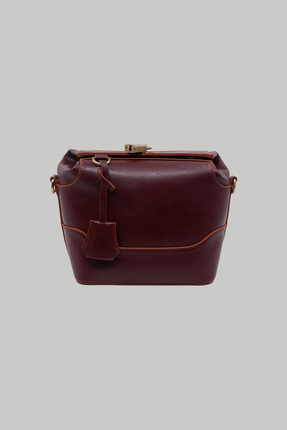 OOYA Bordo Renk Crossbody Edge-9 Omuz Çantası