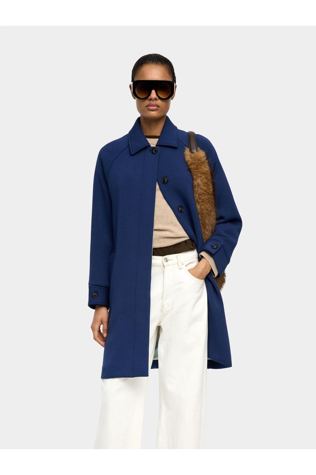 Soft Textured and Lined Trench Coat