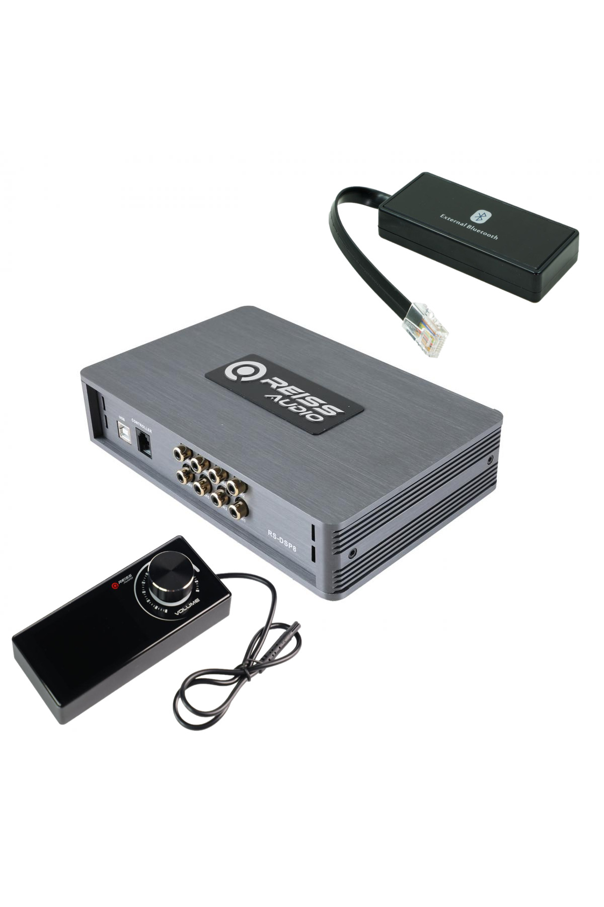 REISS AUDIO RS-DSP8.V2 8 KANAL SES İŞLEMCİ KUMANDA VE BLUETOOTH