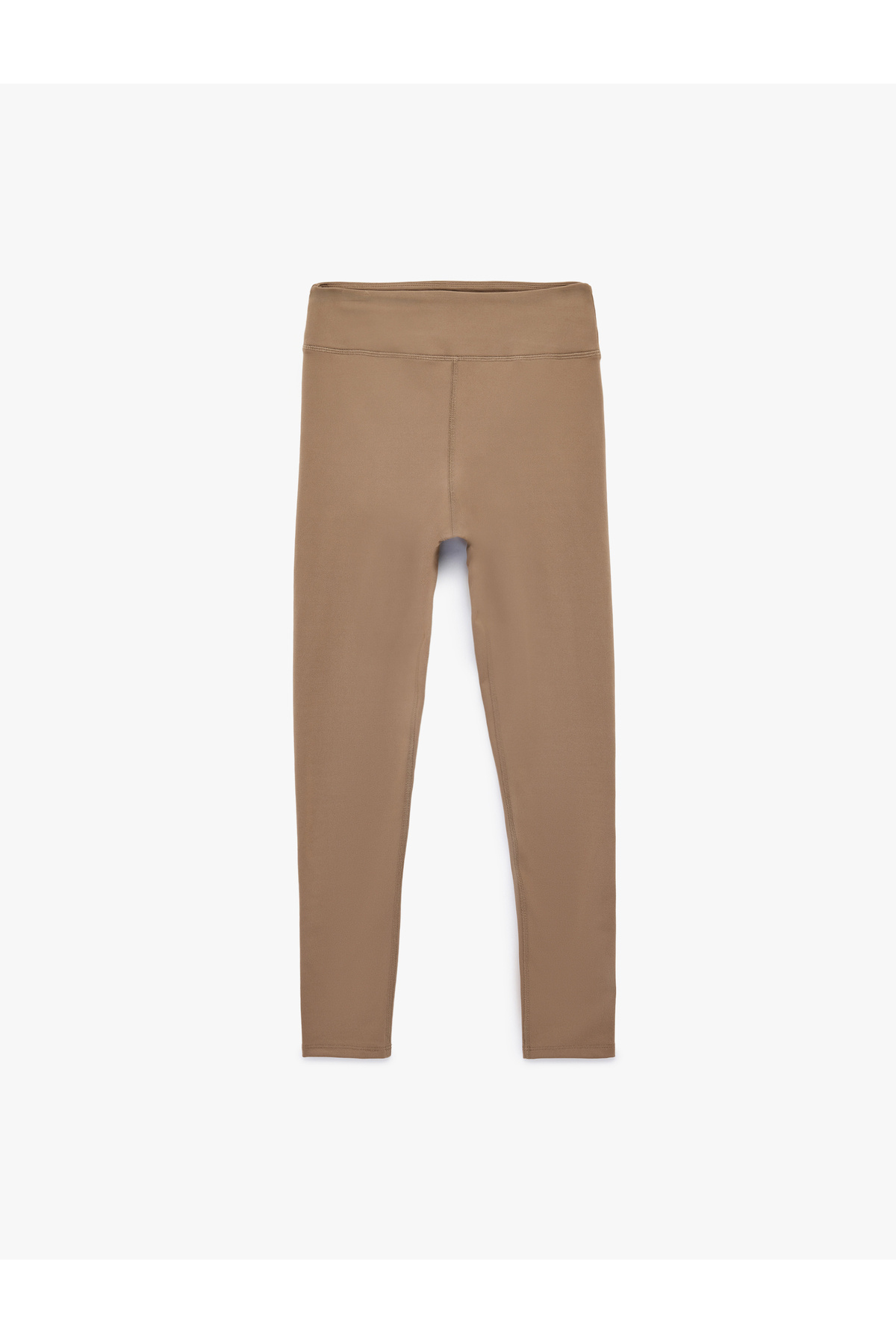Koton Yüksek Bel Dikiş Detaylı Slim Fit Spor Tayt görsel 3