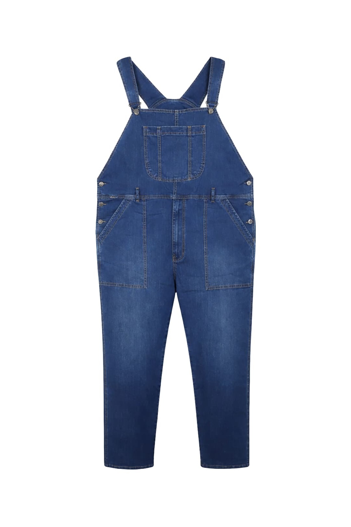 tambattal Büyük Beden Bahçıvan Pantolon (Jean Bahçıvan) Fabris Blue