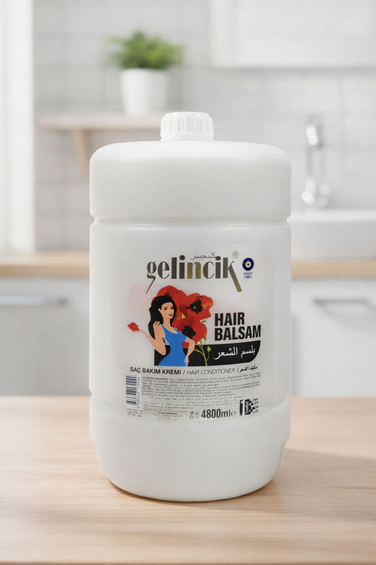 Gelincik Balsam - Saç Kremi Beyaz 5 Litre -Geliştirilmiş Formül — 123BEYAZKREMmm