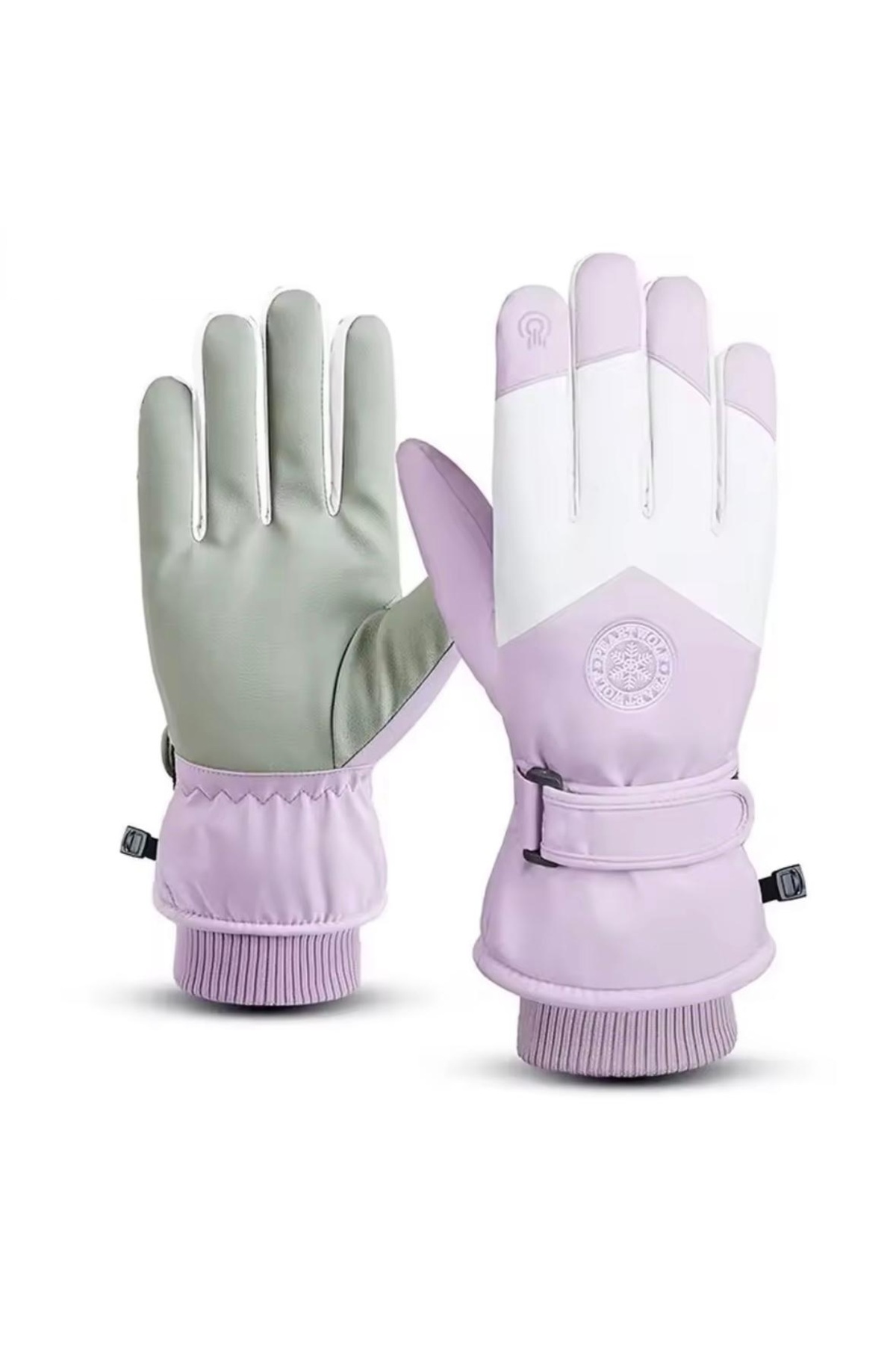 Water and Windproof, Touch Screen Compatible Adult Snow Ski Gloves