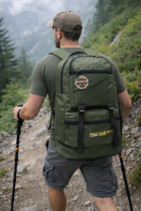 SEASON MOUNTAINER Sırt Çantası,65 Litre Körüklü Su Geçirmez Kamp ve Dağcı Sır...