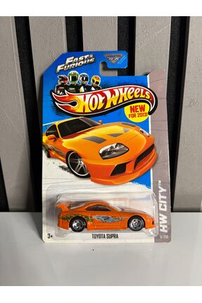 ERG DİECAST HotWheels Toyota Supra Model Araba (Turuncu)