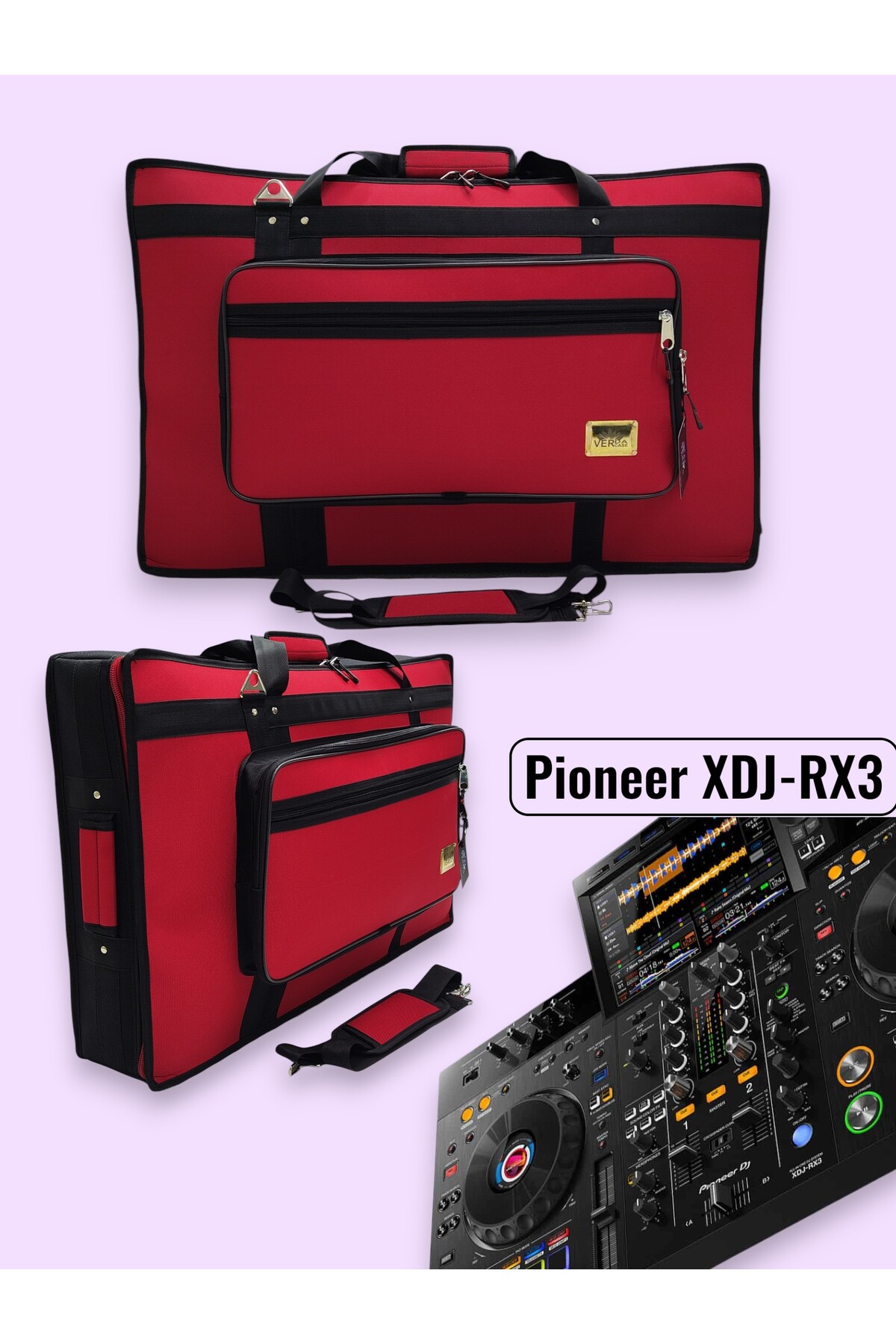 PIONER Xdj-Rx3 Setup Için Uyumlu Çanta Soft Case Kılıf. Haki