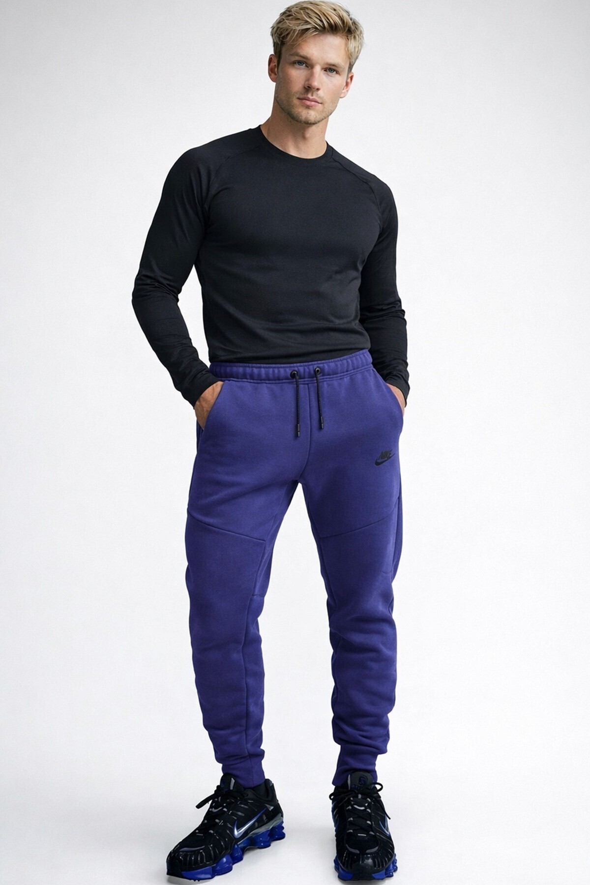 新品　BRIEFING BACK FLEECE JOGGER PANTS M Nike Tech Fleece Slim Fit Men's Track Jogger Pants Erkek Dar Kesim