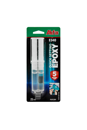 Genel Markalar E340 Hızlı Epoksi Yapıştırıcı Şırınga 25ml - EGC-431