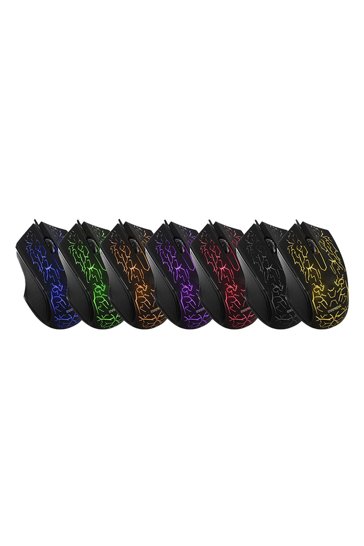 Everest SM-68X Usb Siyah 7 Renk Aydınlatmalı Oyuncu Mouse - Fiyatı