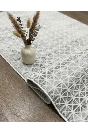 bergama home Lalezar Gri Renk Modern Tozsuz Özel Ölçü Antre, Koridor, Mutfak,...