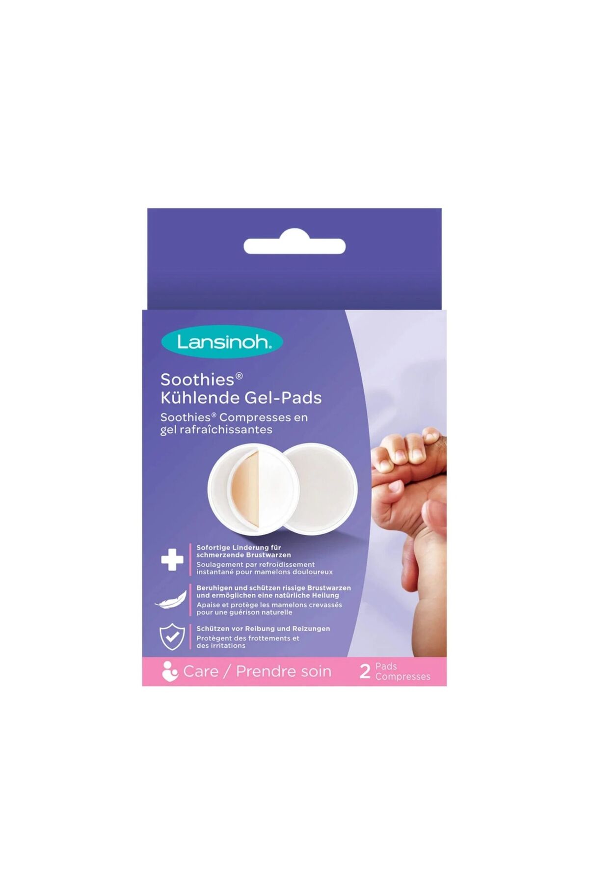 LANSINOH Soothies Soğutucu Hidrojel Pedleri fotoğrafı 2 (önizleme)