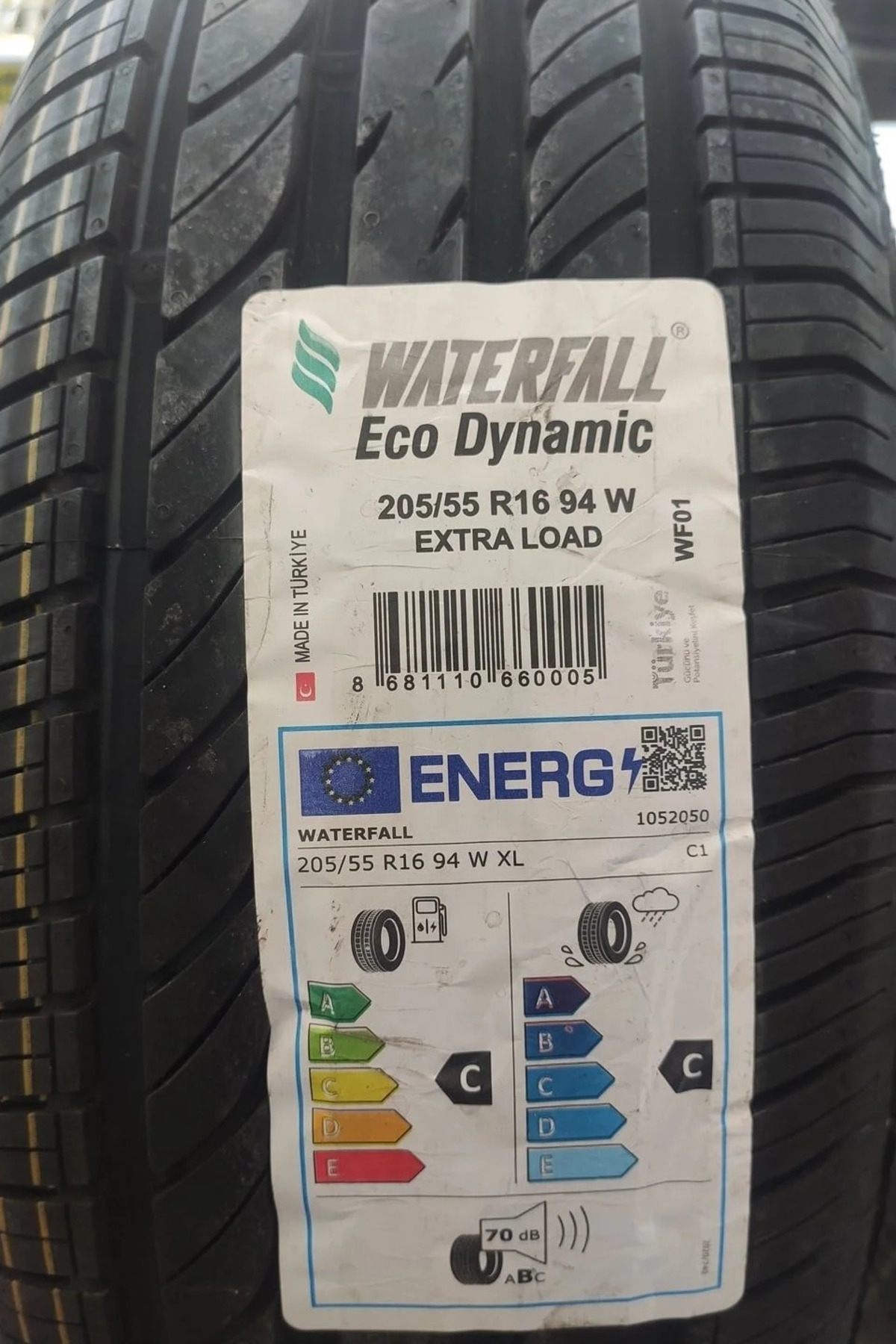 Waterfall 205/55R16 94W XL ECO DYNAMIC (2026 ÜRETİM) YAZLIK LASTİK