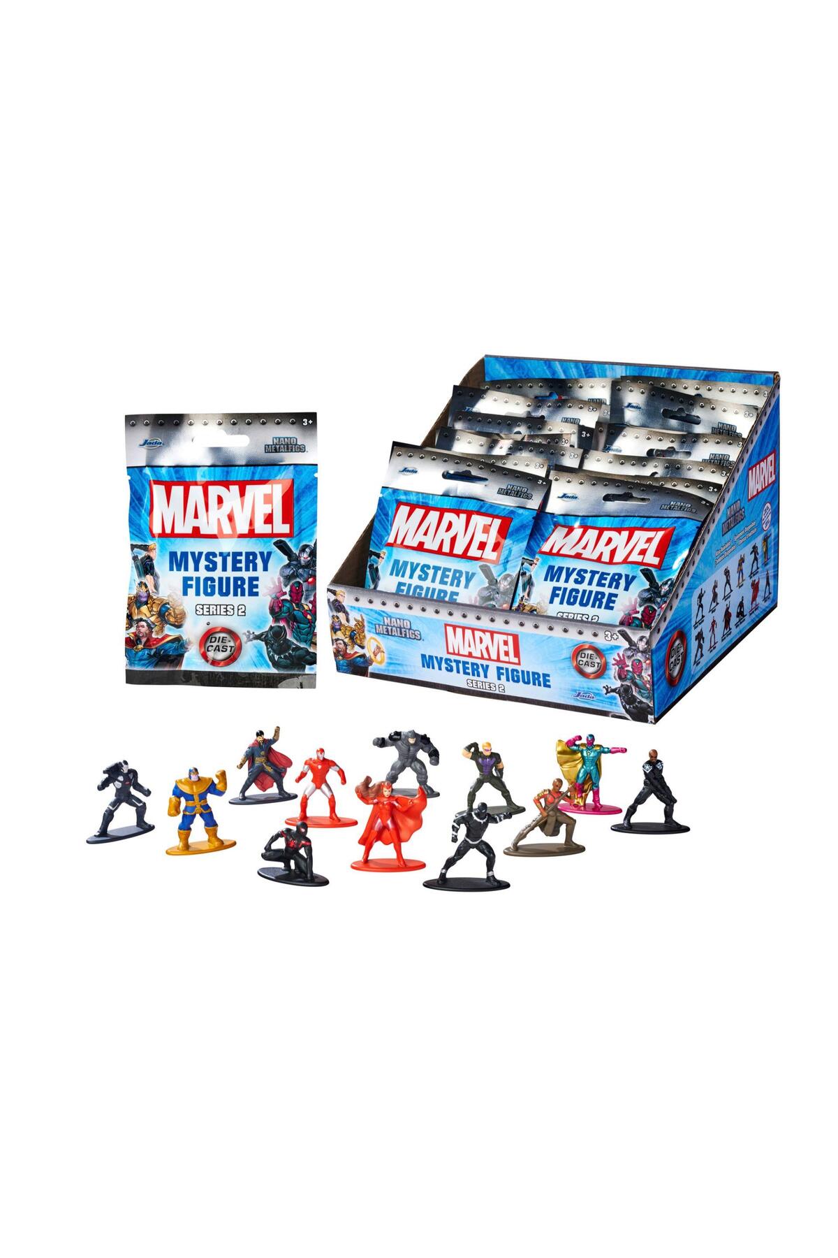 MARVEL SÜRPRİZ PAKET METAL KAHRAMAN FİGÜRLERİ 1 ADET DIE-CAST
