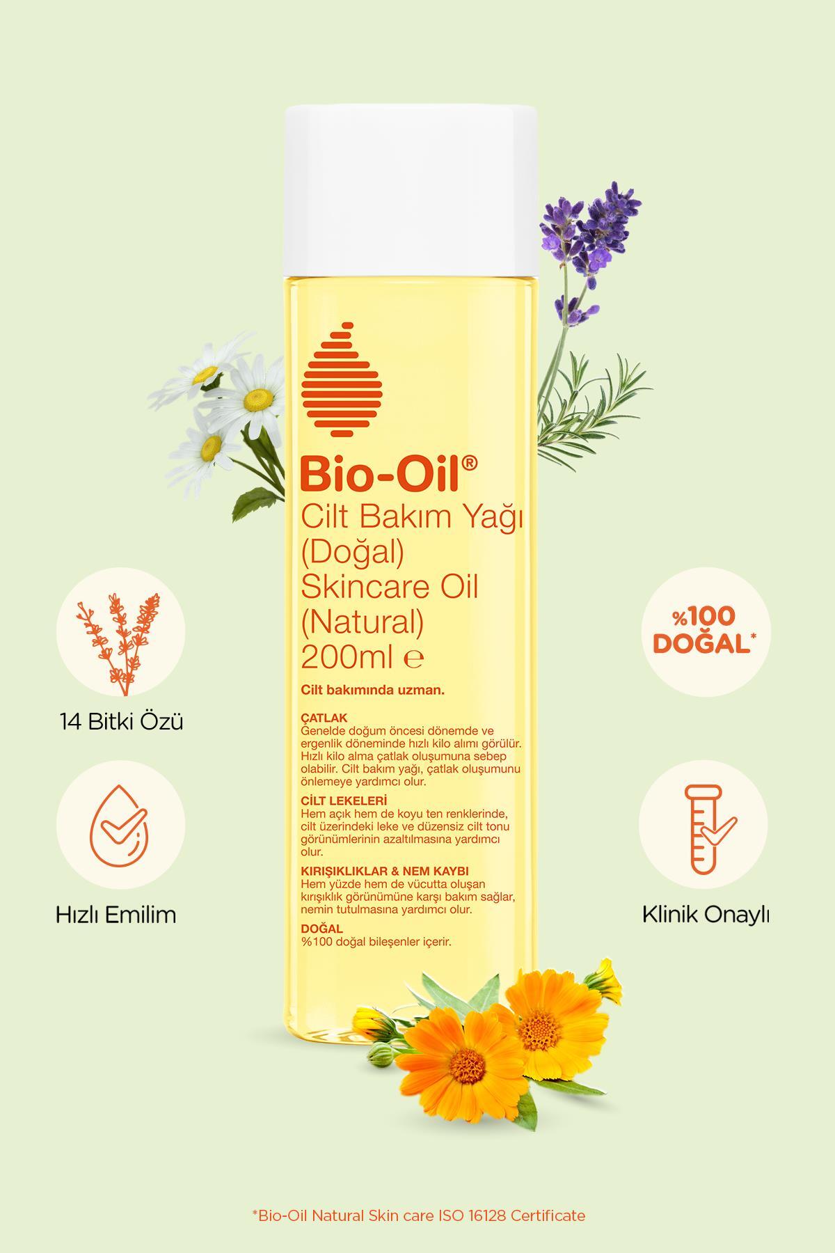 %100 Natural Çatlak Karşıtı Nemlendirici Cilt Bakım Yağı 200 ml Leke Karşıtı Vitamin E — 6001159128106 — تصویر 6 از 8