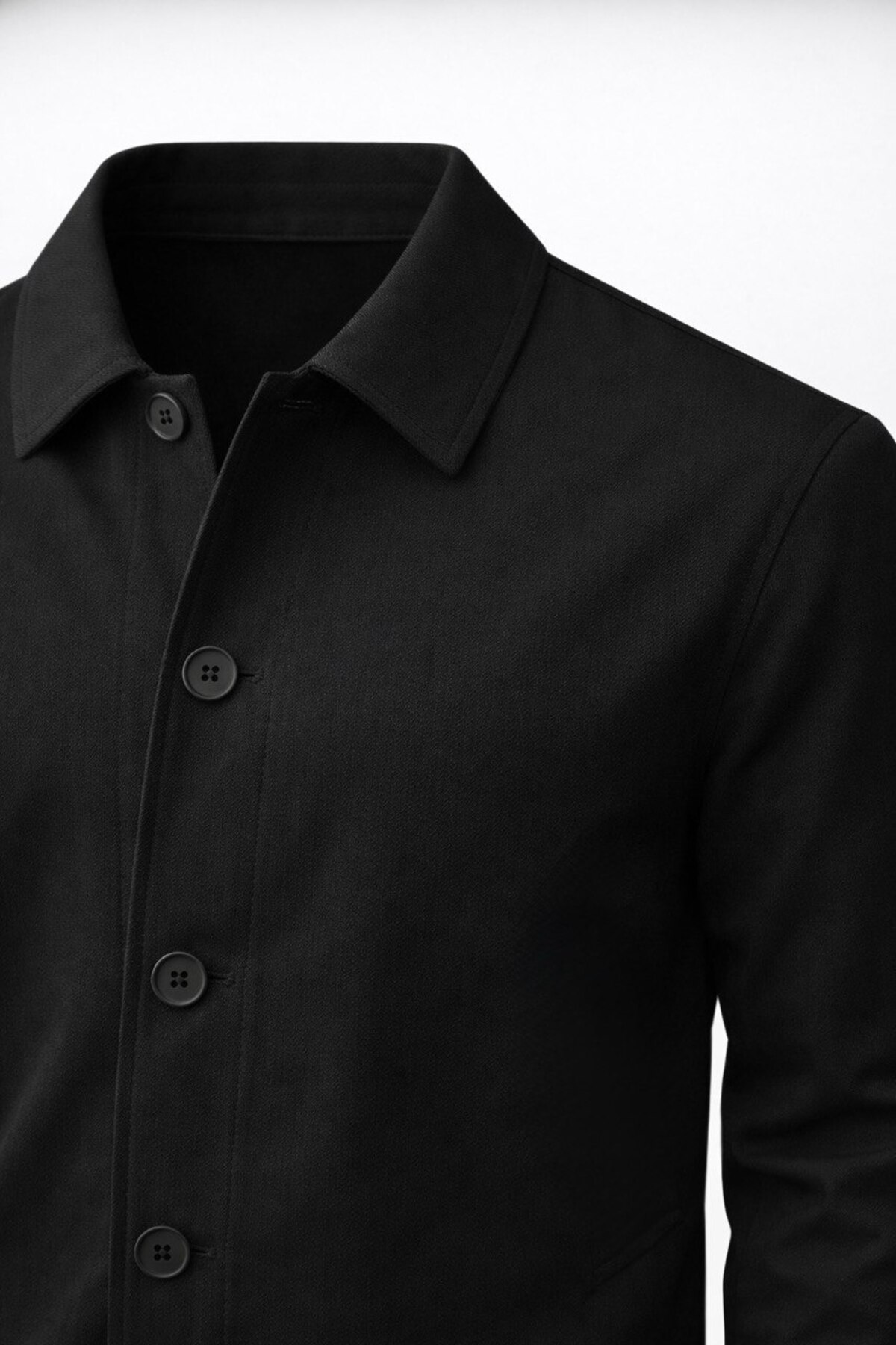 LUMAST  Basic Düğme Detaylı Astarlı Mevsimlik Ceket - Görsel 5