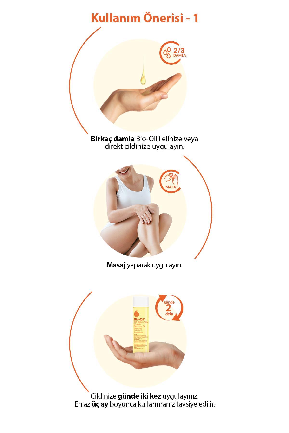 %100 Natural Çatlak Karşıtı Nemlendirici Cilt Bakım Yağı 200 ml Leke Karşıtı Vitamin E — 6001159128106 — تصویر 4 از 8