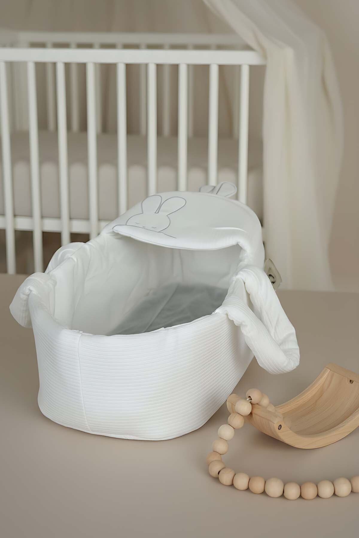 Rivaİstanbul Tavşan Kulaklı Bebek Taşıma Çantası fotoğrafı 4 (önizleme)