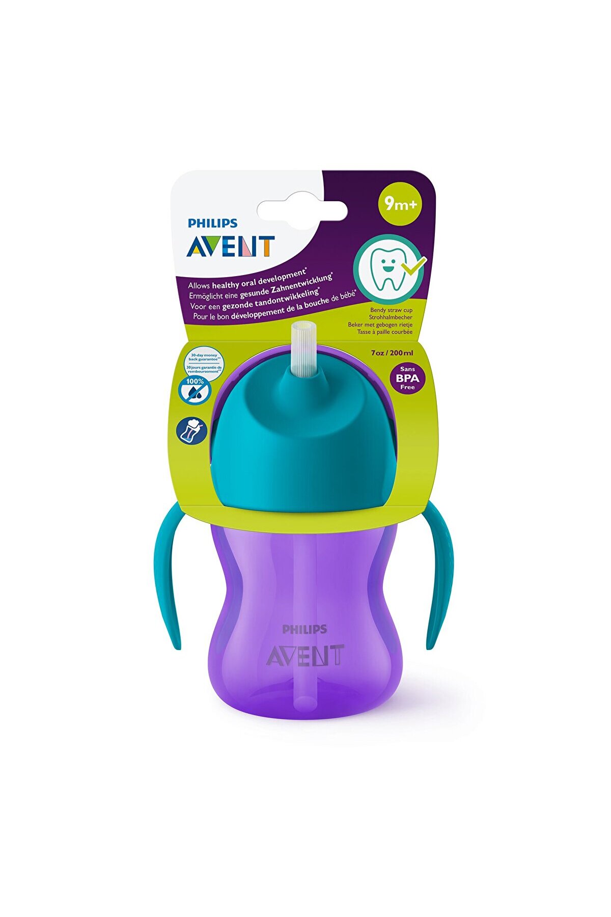 Philips Avent Pipetli Bardak 200ml SCF796/02 fotoğrafı 3 (önizleme)