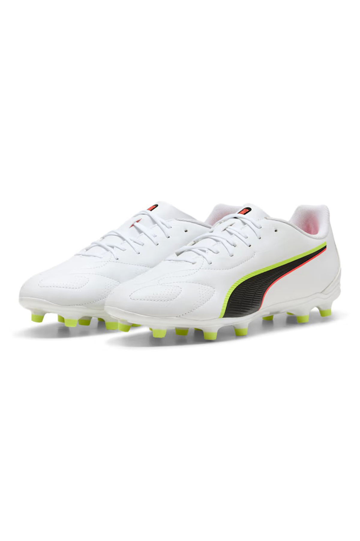 Puma King 20 Play Fg/Ag Erkek Beyaz Futbol Krampon 10873201 görsel 2