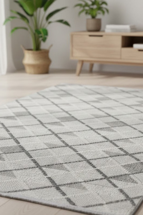 Ayduran Halı Rolyef İskandinav Kabartmalı Sisal Bukle Yıkanabilir Kaymaz Taba...