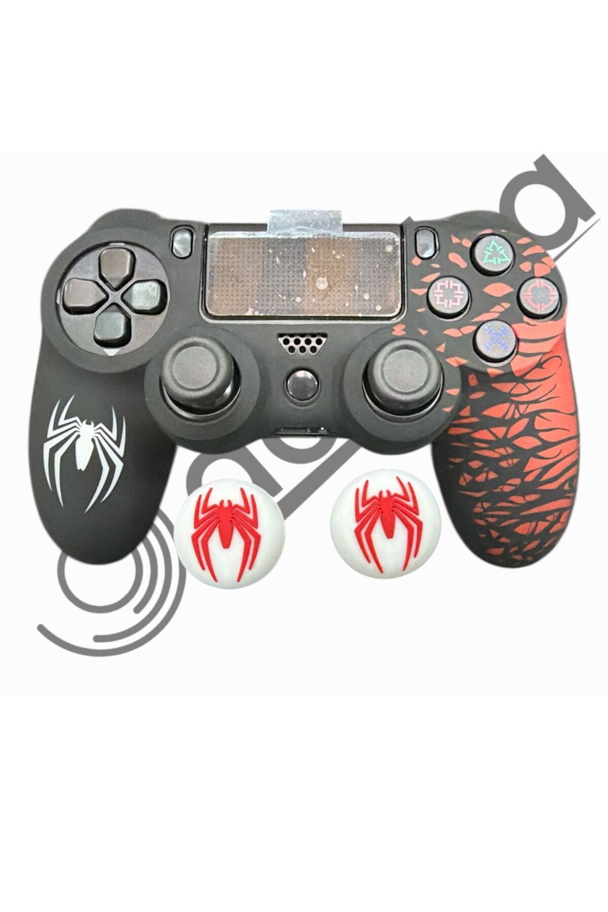 PS4 Dualshock Spider-Man Protective Silicone Case and Analog protector