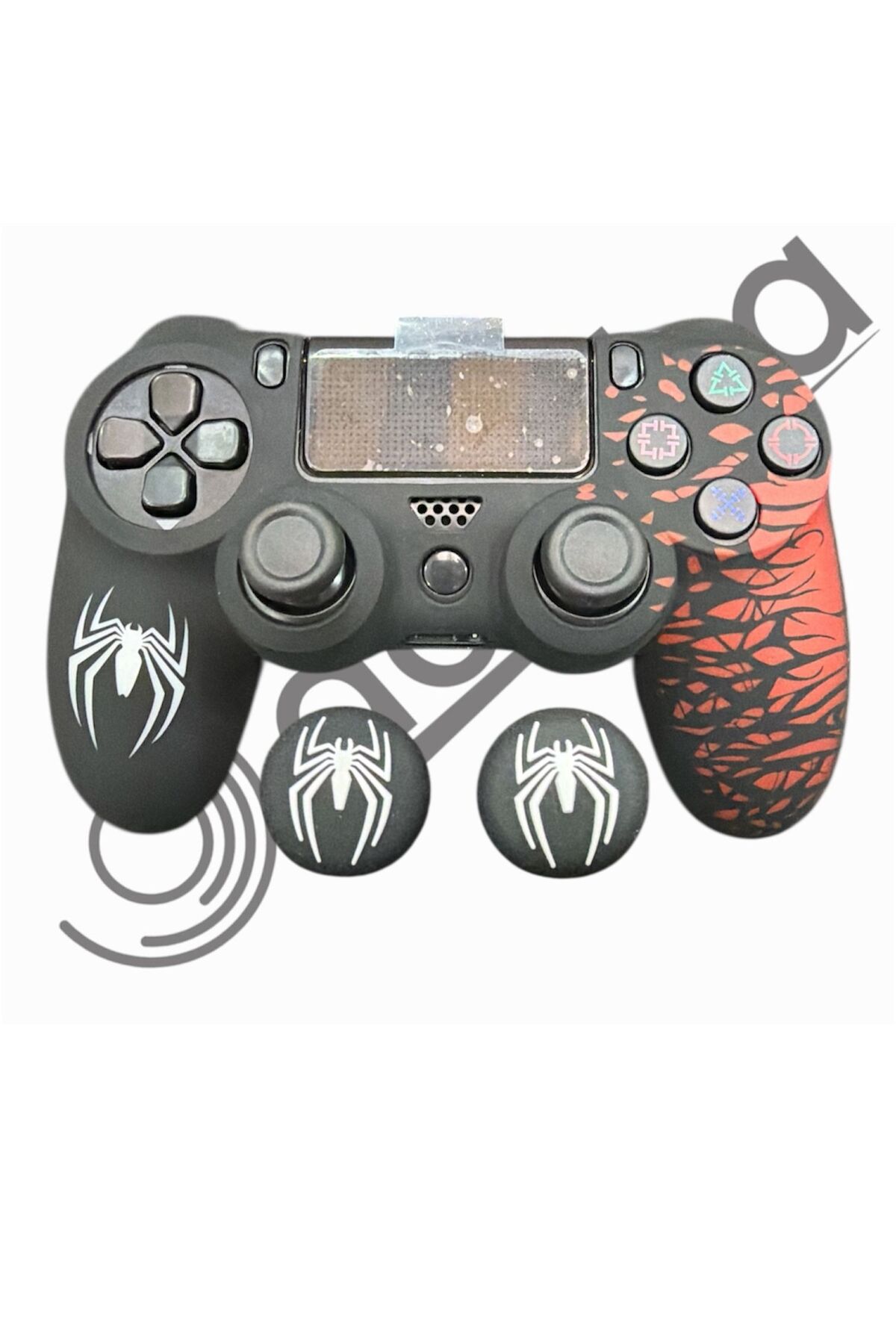 PS4 Dualshock Spider-Man Protective Silicone Case and Analog protector