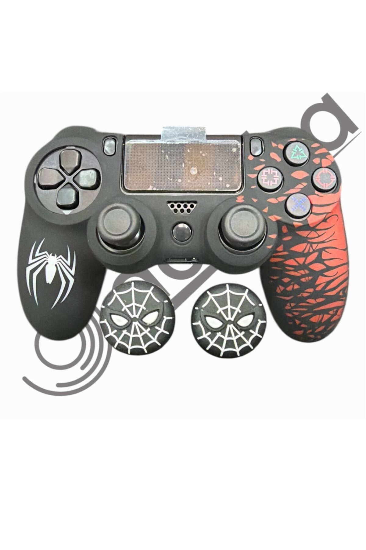PS4 Dualshock Spider-Man Protective Silicone Case and Analog protector