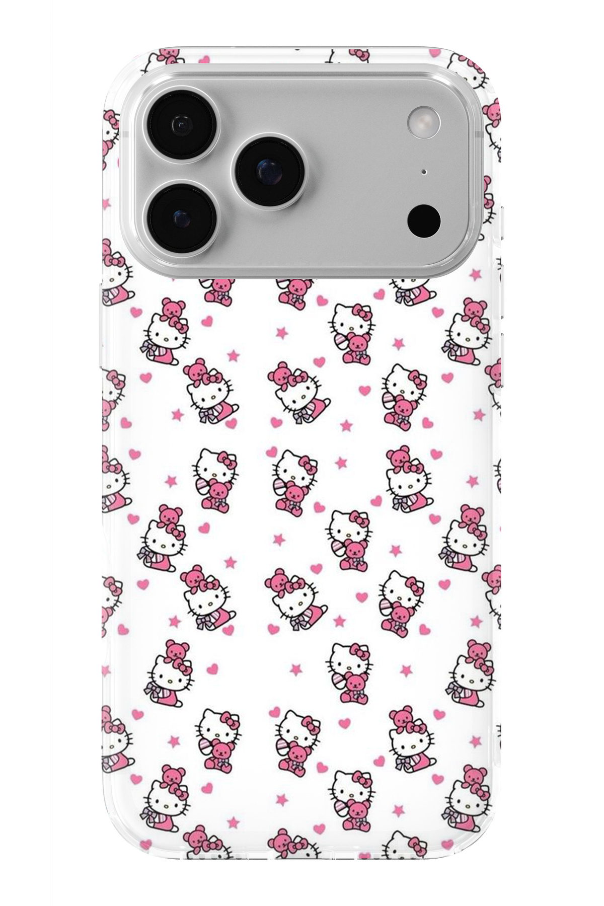 Space Star iPhone 17 Pro Max Uyumlu Hello Kitty Tasarım Baskılı
