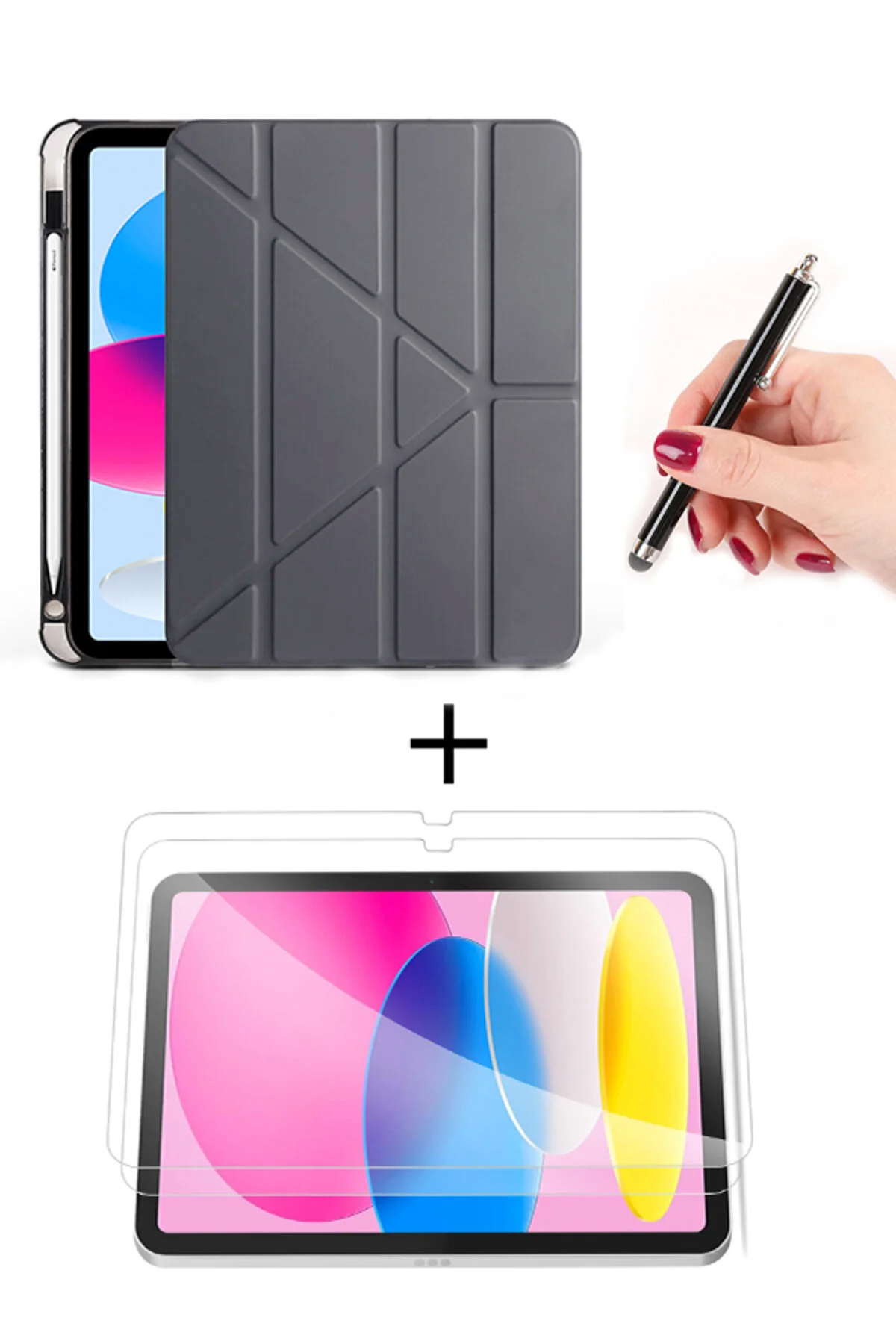Samsung Galaxy Tab A11 Plus 11 Inch Compatible Smart Case + Screen Protector + Pen