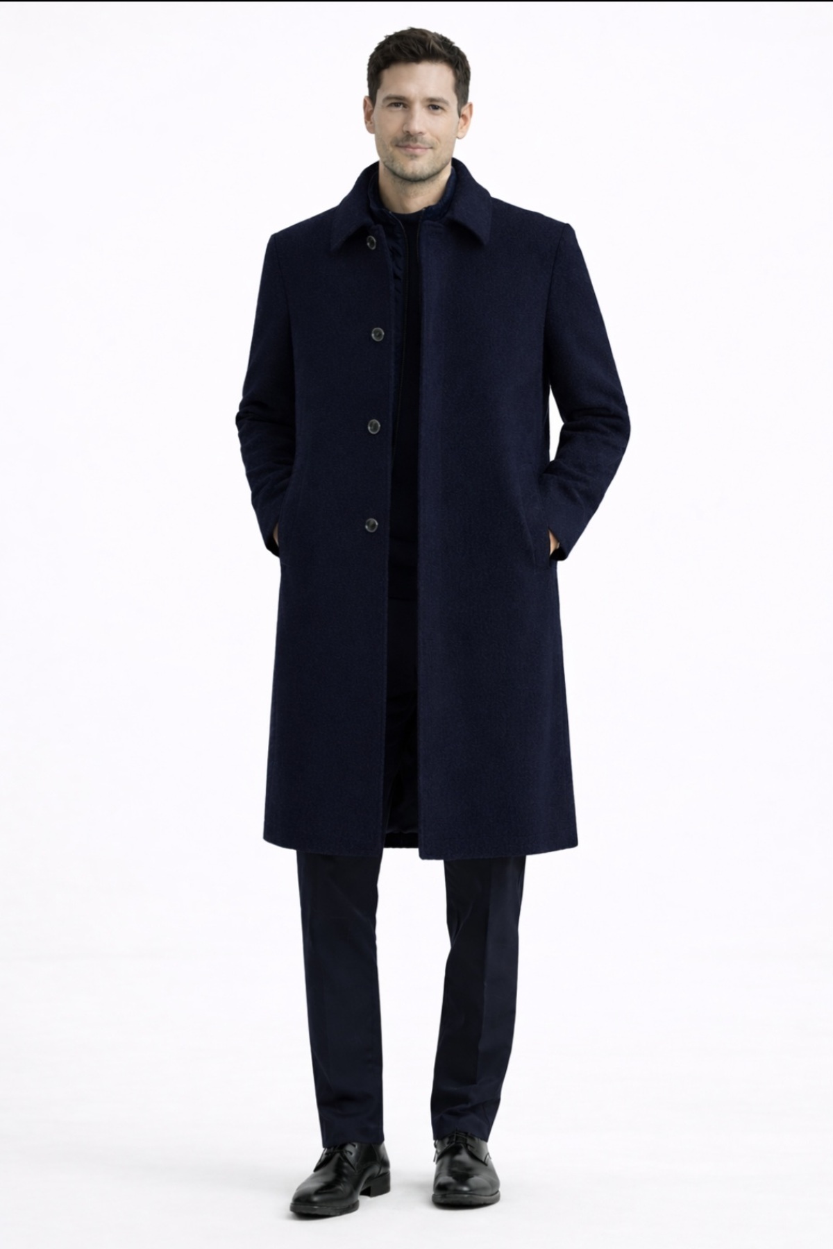 GÜLHAN AYDINLI  JAN CARDİN UZUN YÜN PALTO KABAN