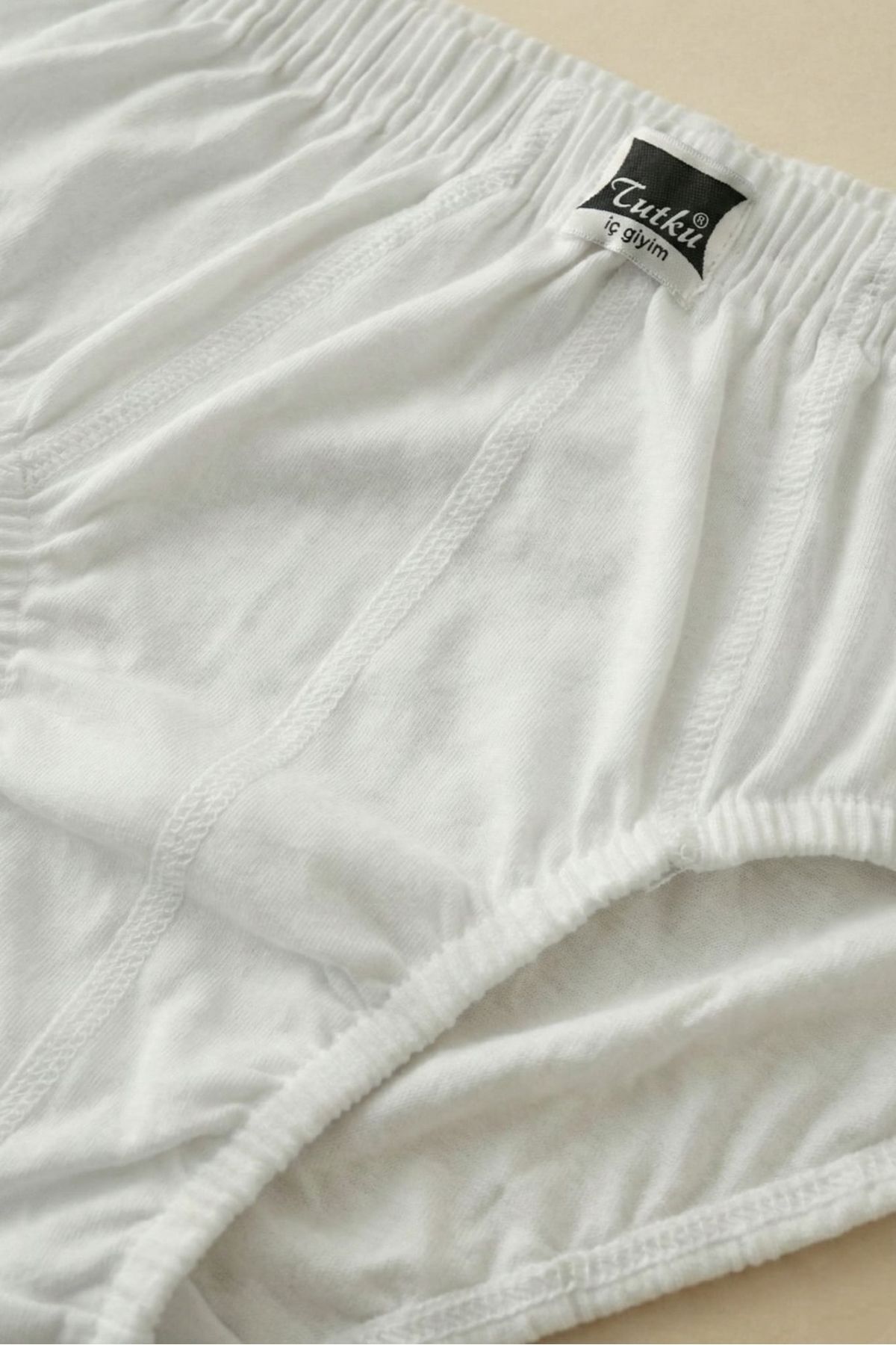 Tutku 5'li Paket %100 Pamuk Erkek Bebek Külot Seti - Beyaz Rahat Kesim Bebek İç Çamaşırı fotoğrafı 4 (önizleme)