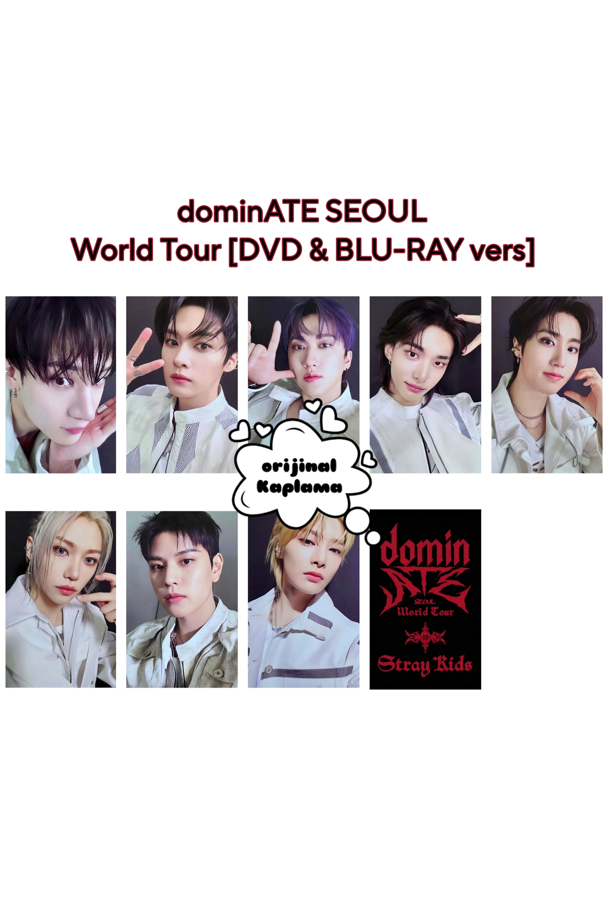 Stray Kids CD アルバム　DVD ジソン　リノ　うちわ　ハン　ペンラ Kpop Dünyasi Stray Kids – SKZ IT TAPE 'DO IT' (ACCORDION VER.) (IN