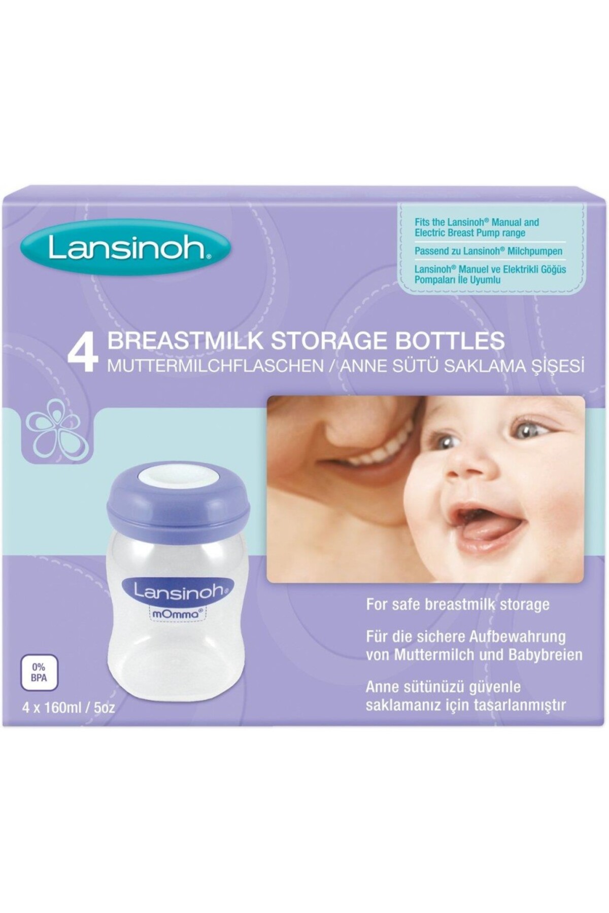 TeknoKesgin KESGİN MARKET® Anne Sütü Saklama Kabı 4'Lü 1156560 fotoğrafı 3 (önizleme)