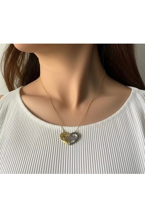 SEO JEWELRY Sevgiler Gününe Özel Mıknatıslı Kalpli Kolye