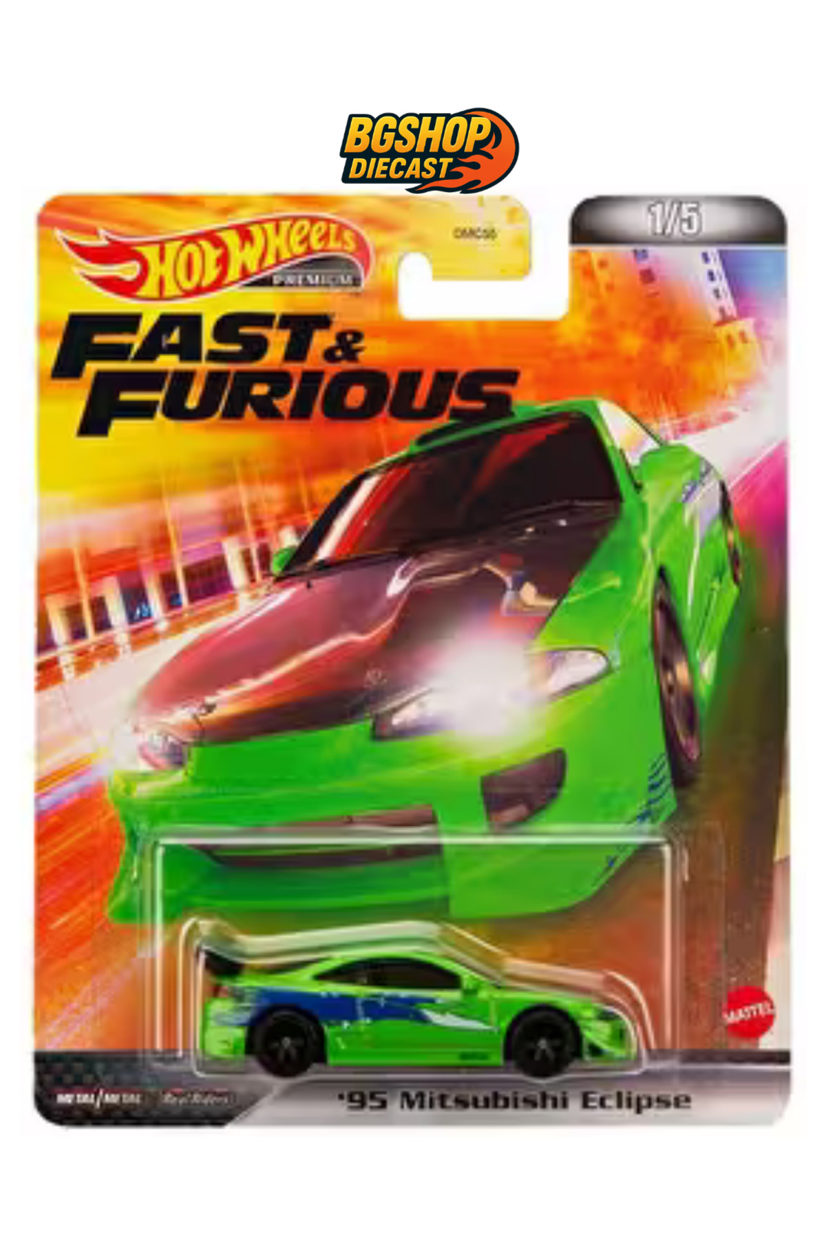 e*e様 ホットウィール FAST&FURIOUS 1995 三菱 エクリプス HOT WHEELS Premium Fast And Furious '95 Mitsubishi Eclipse