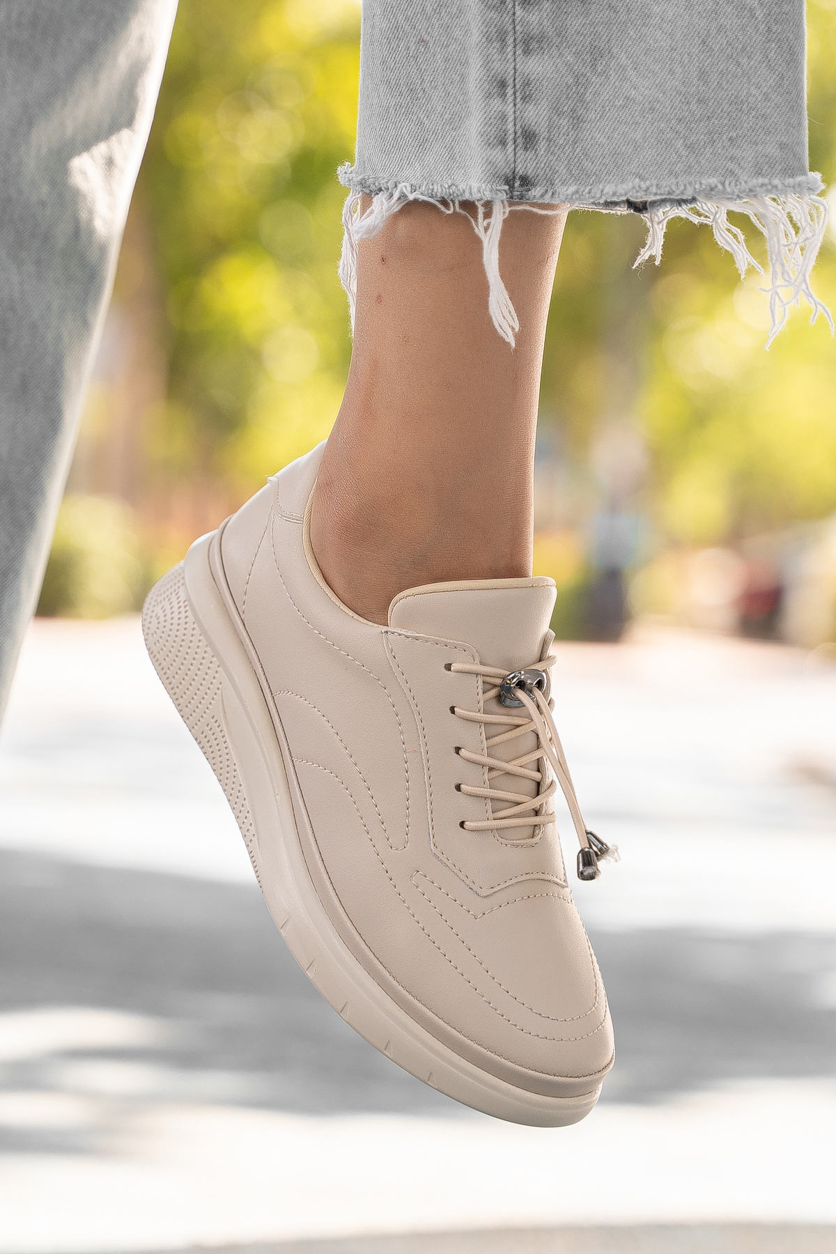 Daxtors D1221 Günlük Ortopedik Kadın Sneaker Spor Ayakkabı görsel 3