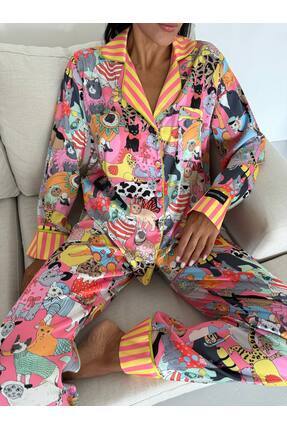 PI Saten pijama takımı