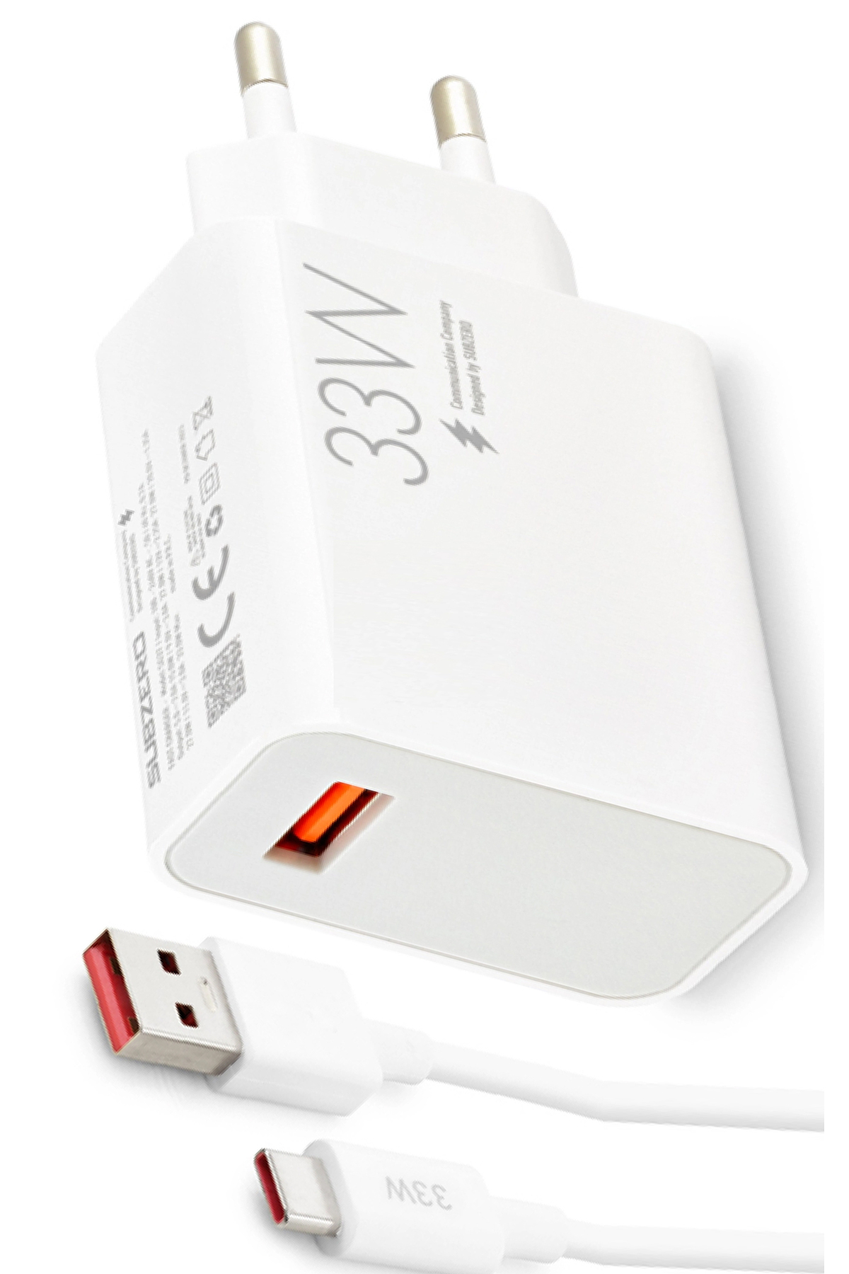 Zipax Xia-omi Redmi Note 7 8 8T 9 9s Pro Type-C 33W Turbo Hızlı