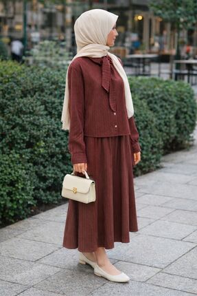 The Naz Line Kadın Tesettür Şık Takım