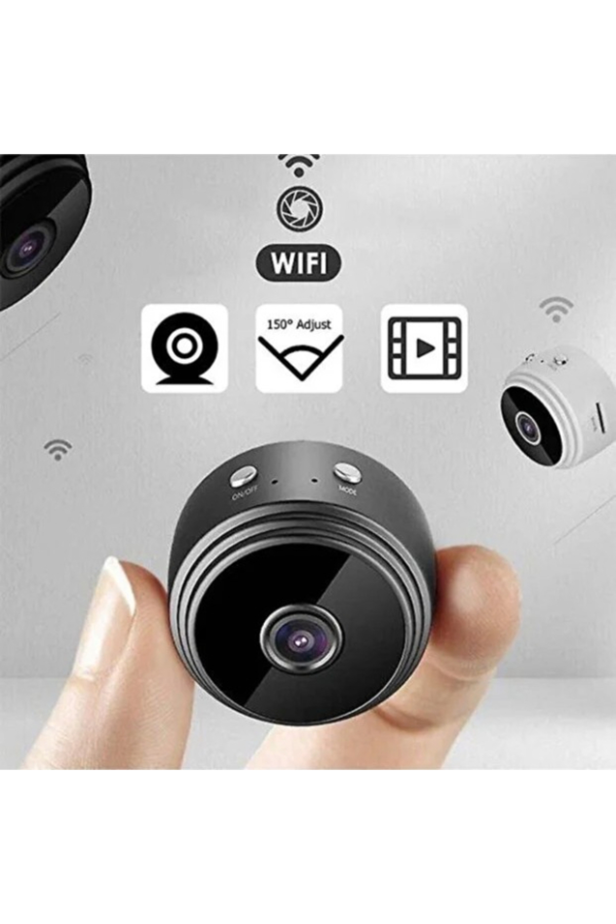 ForWhat Büro Ev Ofis Güvenliği için Kablosuz Mini HD Wifi Kamera fotoğrafı 5 (önizleme)