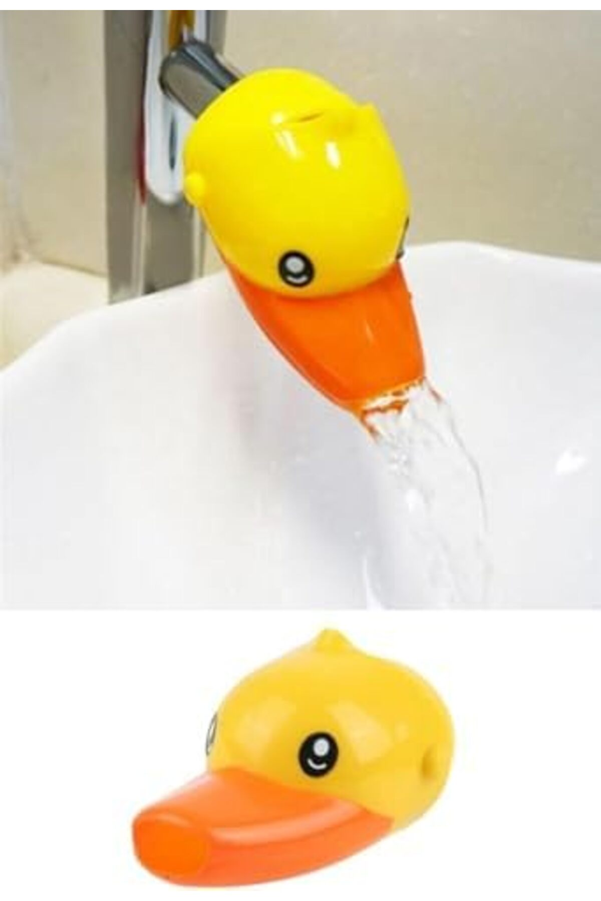esplendor espshopx Sevimli Ördek Musluk Başlığı, Evye Başlığı Uzatıcı El Yıkama Alışkanlığı Kazandırma Aparatı fotoğrafı 2 (önizleme)