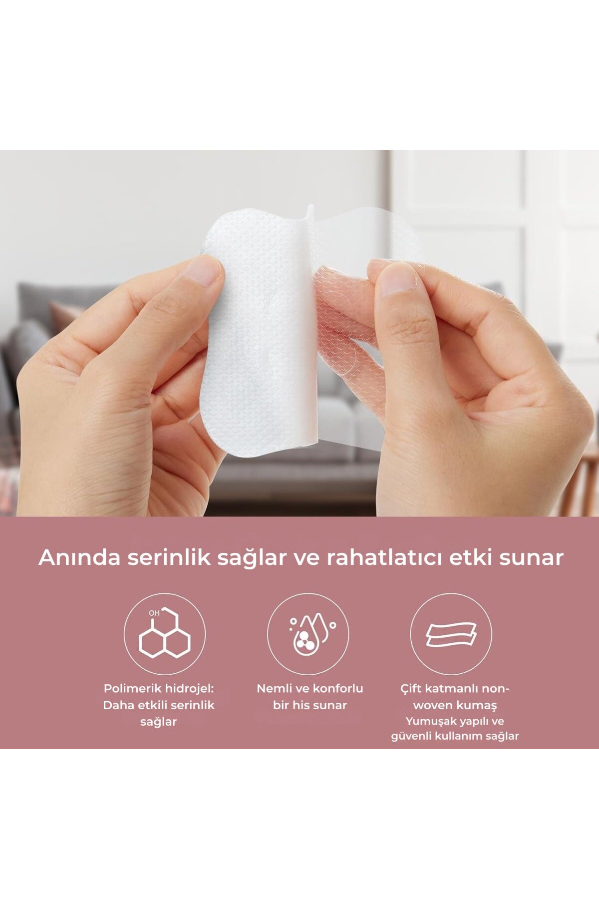 Momcozy Hidrojel Göğüs Soğutucu Ped fotoğrafı 4 (önizleme)