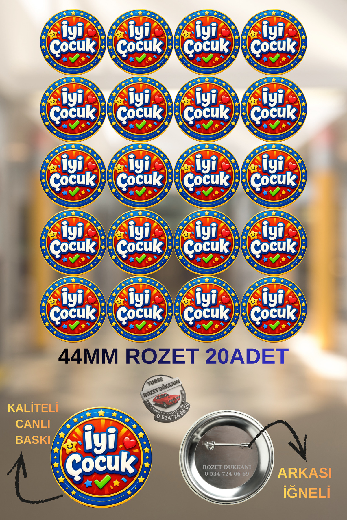 Good Boy 44mm | Student School Badge