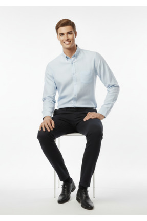 ÇINARLI MODA Slim Fit Pamuk Erkek Gömlek Yaka Kolay Ütülenebilir Pamuklu Göml...